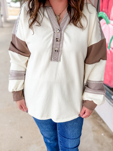 Sugar & Stripes Henley