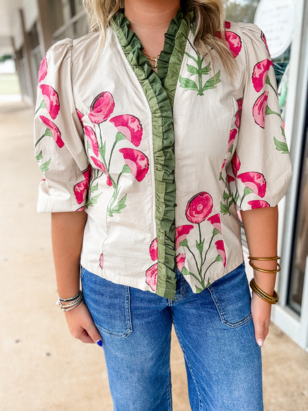 Flower Garden Stroll Blouse