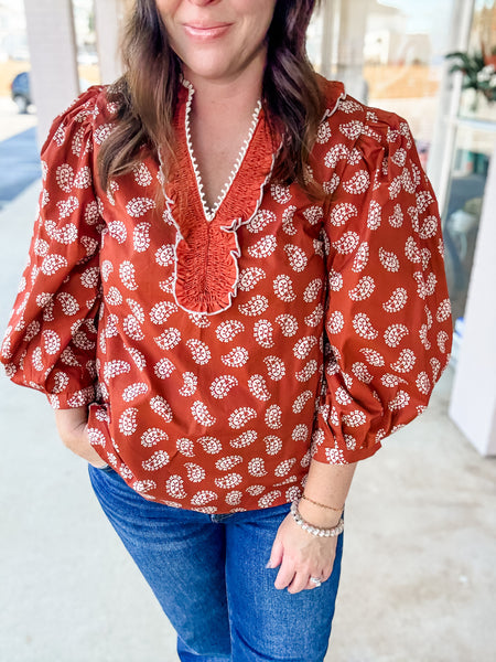 Rustwood Bloom Blouse