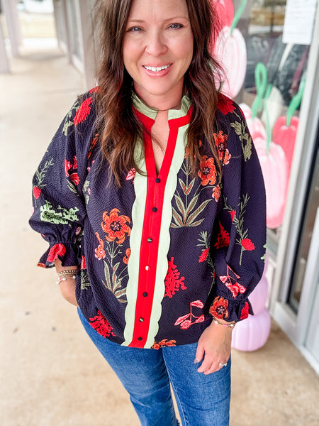 Autumn Garden Blouse