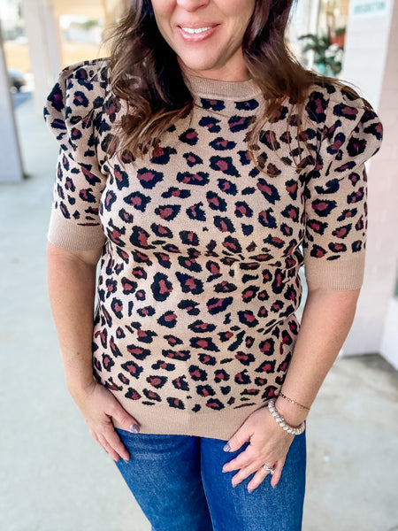 Wild at Heart Knit Top