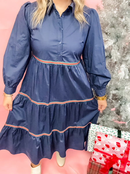 Holiday Cheer Tiered Dress