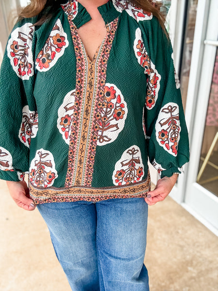 Forest Bloom Top