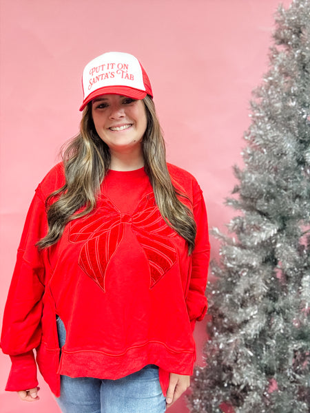 Holly Jolly Bow Sweatshirt