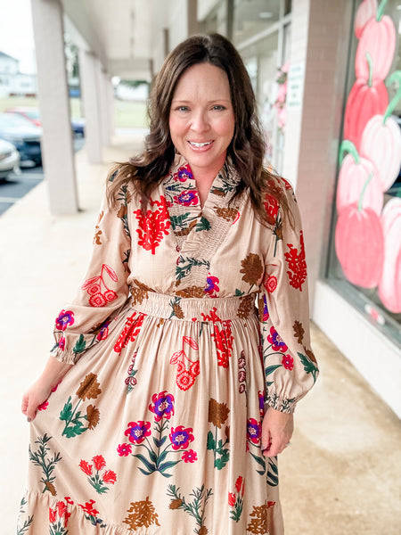 Autumn Garden Stroll Dress