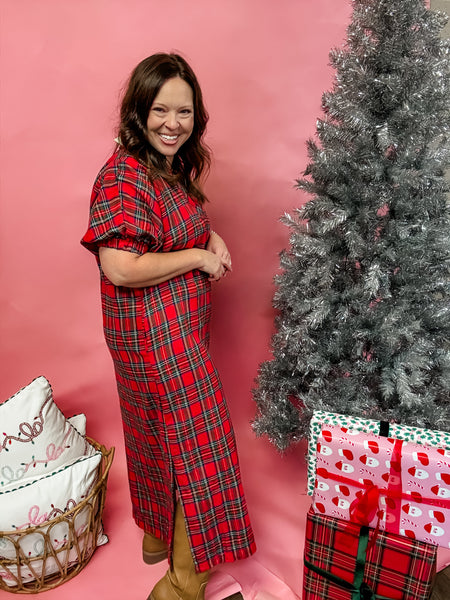 Holly Jolly Plaid Dress