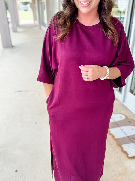 Ease Plum Moments Dress