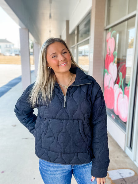 Quilted Cloud Half Zip