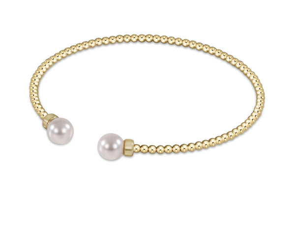Enewton Classic 2mm Bead Cuff: Pearl
