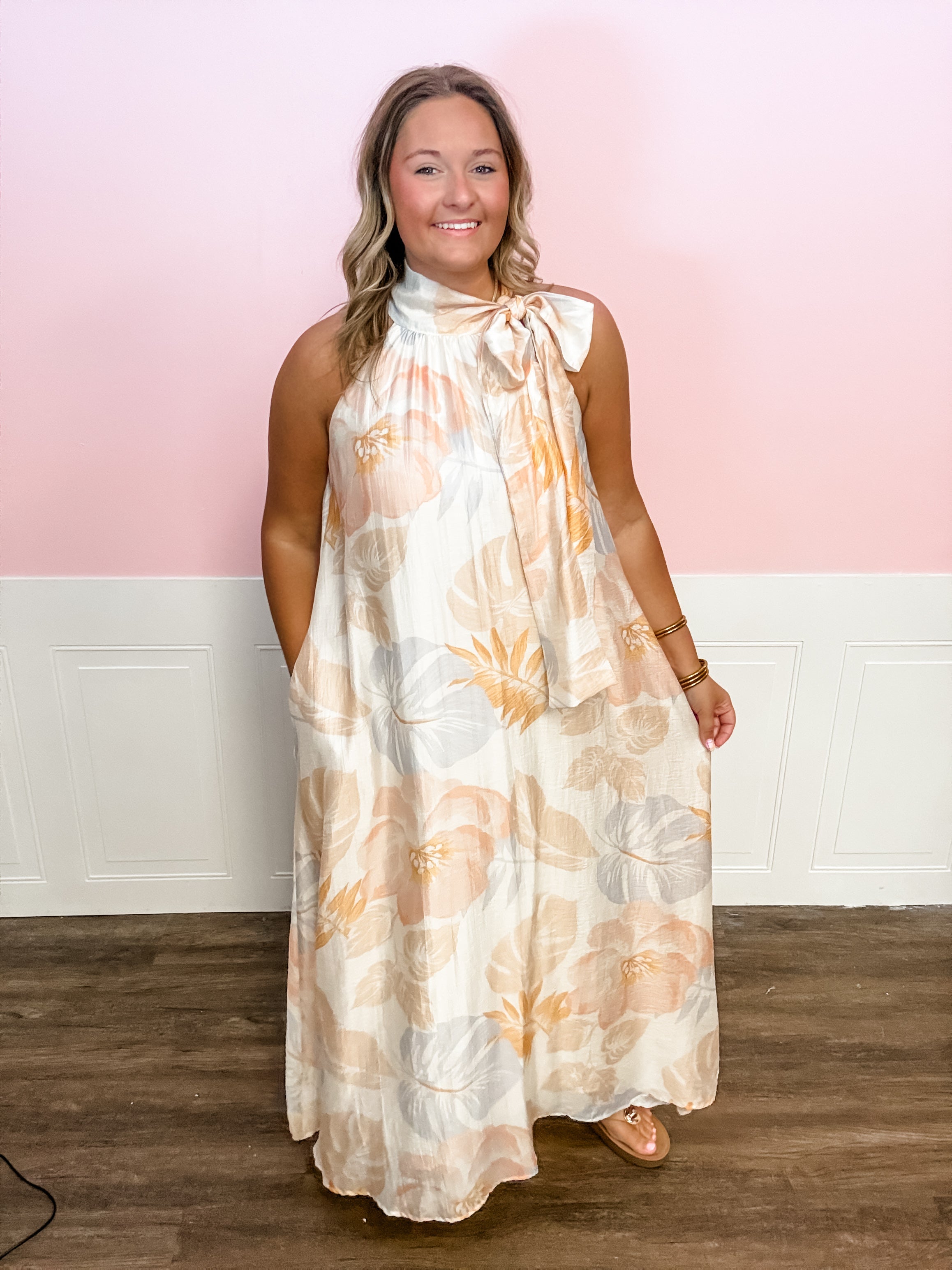 Sweet & Simple Coastal Bloom Maxi Dress  Just a Small Town Girl