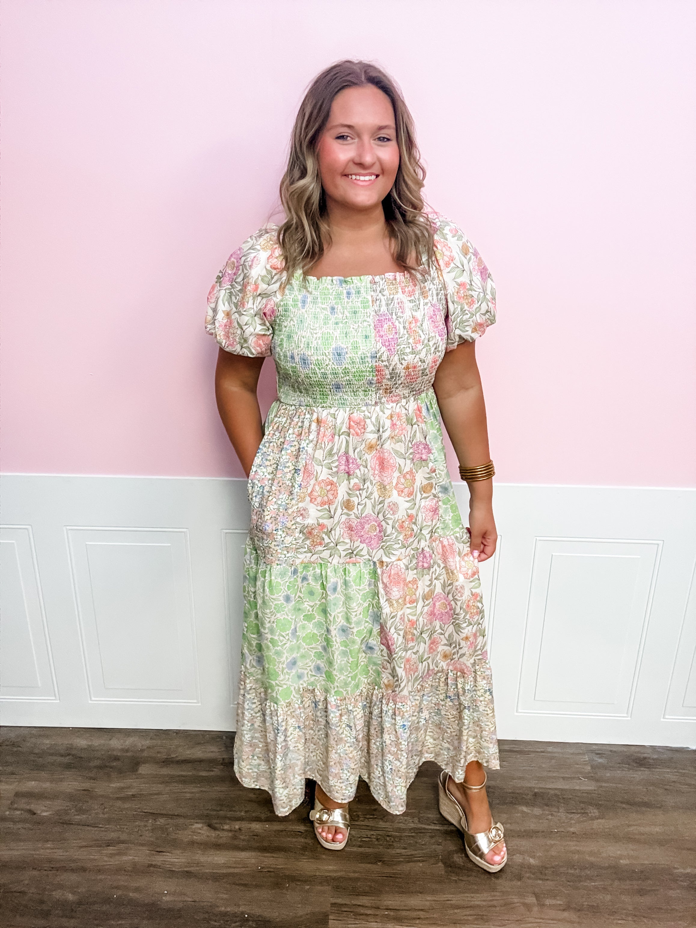 The Sweet Meadow Smocked Midi Dress – Just a Small Town Girl