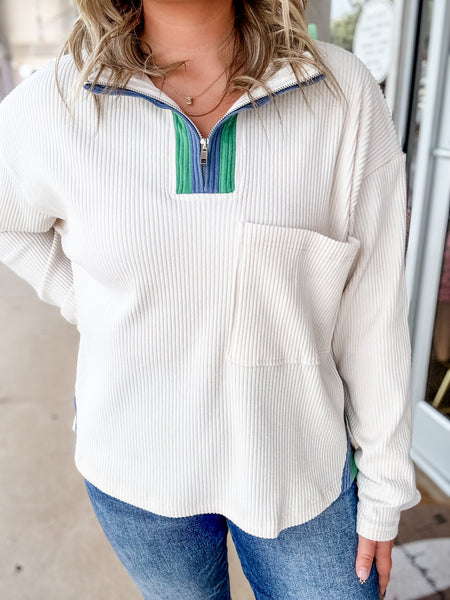Coastal Breeze Half-Zip