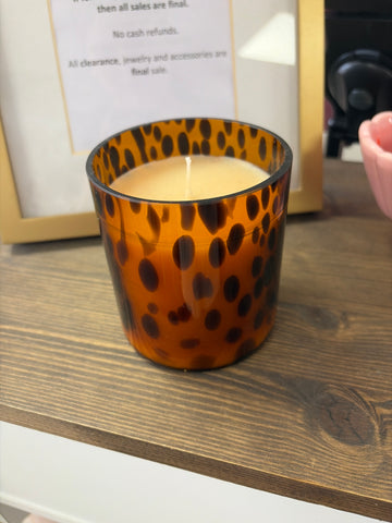 Leopard Candle:  Sweet Grace