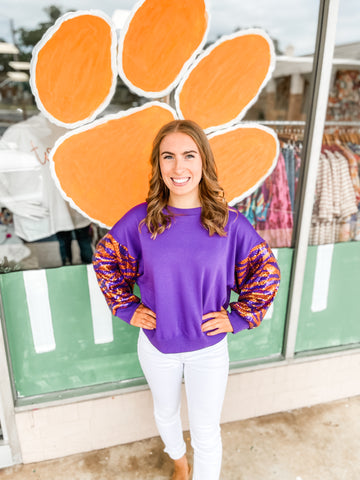 Tiger Sleeve Sweatshirt