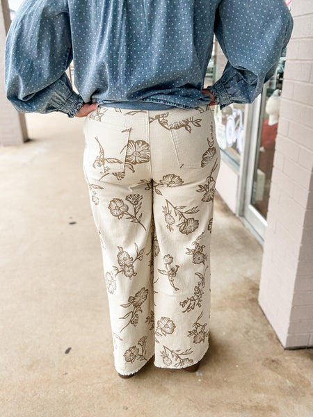 Wildflower Sketch Jeans