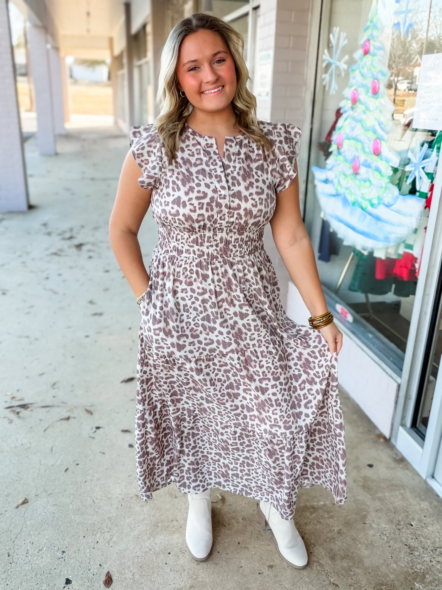 Wild Grace Midi Dress