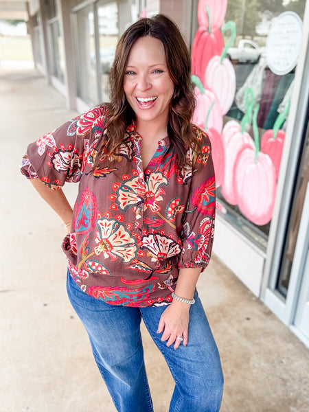 Autumn Bloom Blouse