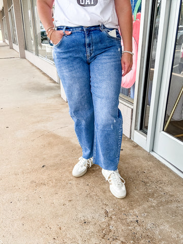 Lovervet High Rise Mild Barrel Jeans