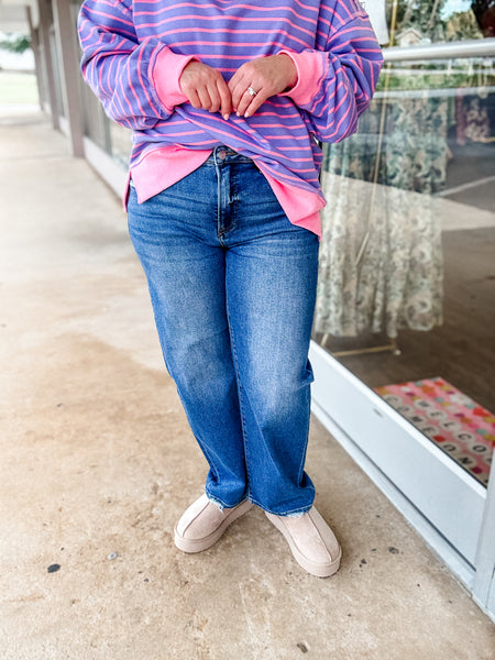 Rise Denim Tummy-Control Jeans