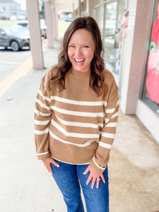 Golden Hour Stripes Sweater