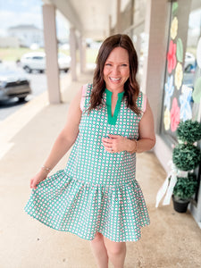 Green Diamond Athletic Dress