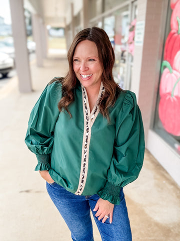 Emerald Grace Blouce