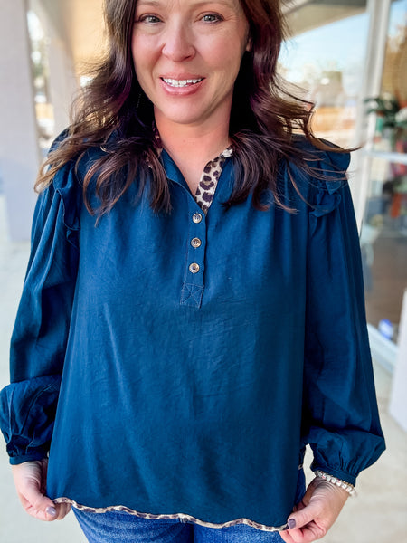 Midnight Safari Blouse