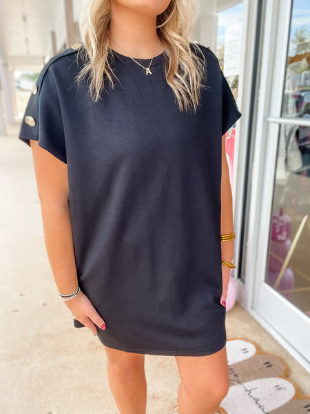 Golden Hour Black Dress