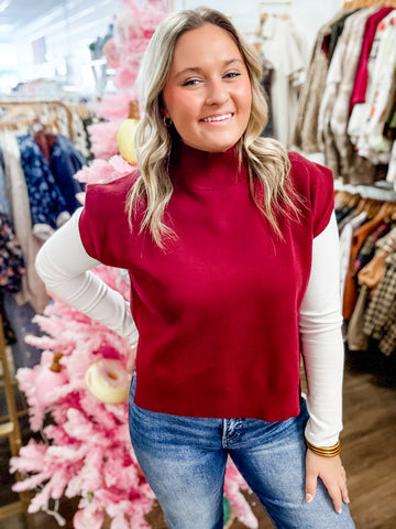 Merlot Moments Sweater Vest