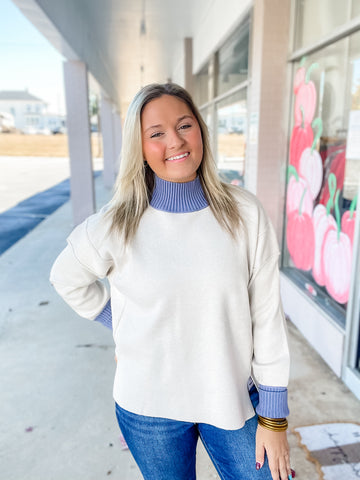 Frosted Layers Sweater