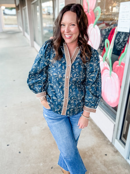 Blue Willow Blouse