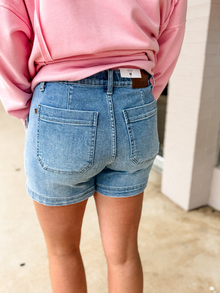 Tie Shorts:  Judy Blue