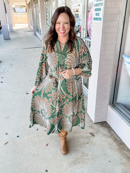 Enchanted Meadow Wrap Dress