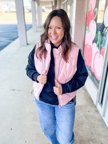 Blush & Cozy Vest