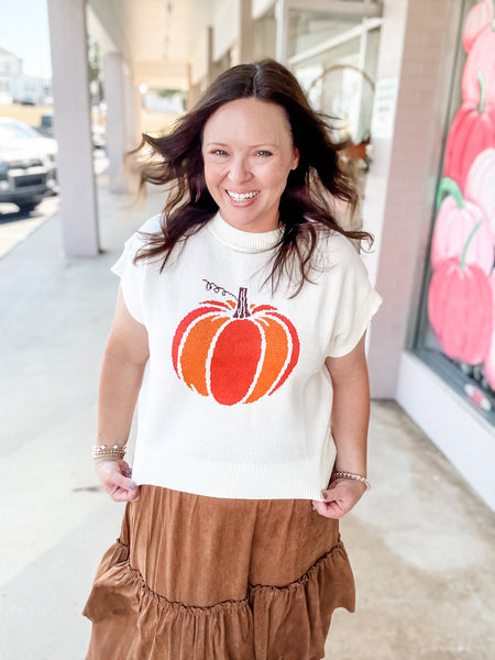 Pumpkin Patch Knit Top