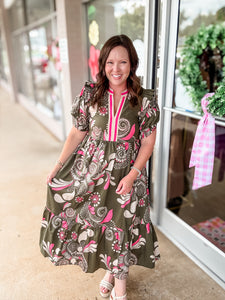 Pretty In Paisley Dress