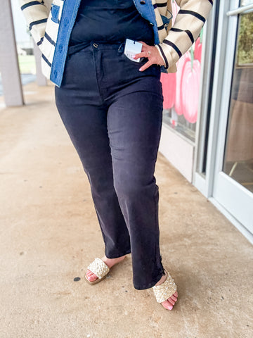 Midnight Confidence Wide Leg Jean