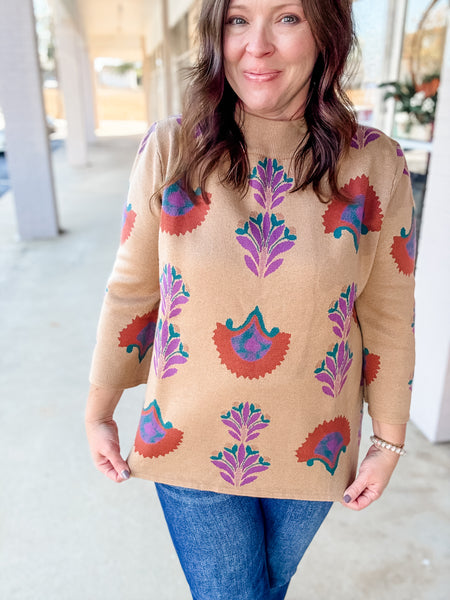 Desert Bloom Sweater