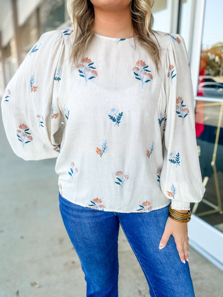Meadow Bloom Peasant Blouse