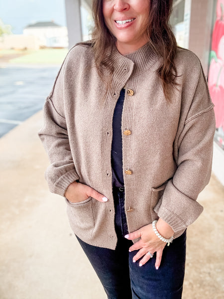 Cozy Luxe Button Up Cardigan