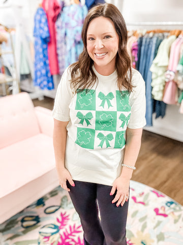 Shamrock Bow Tee