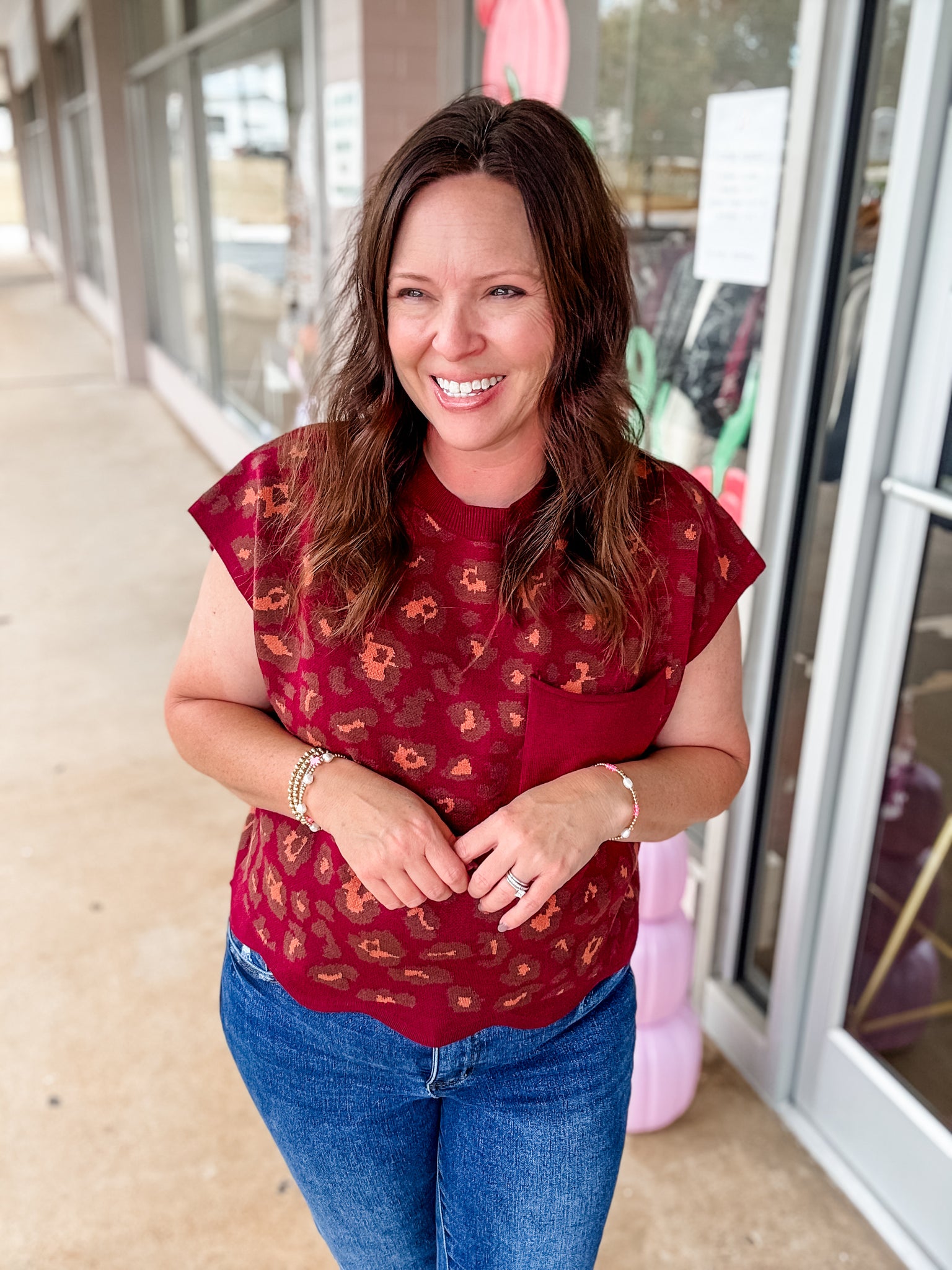 Wild Ember Pocket Sweater