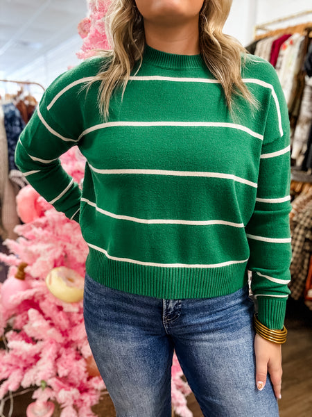 Evergreen Stripes Sweater