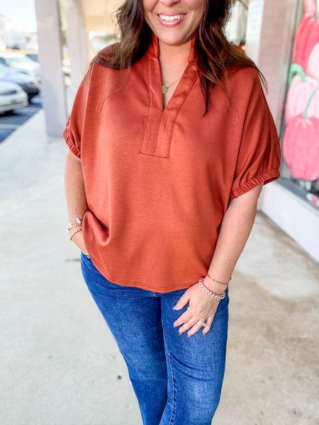 Autumn Ridge Notch Top