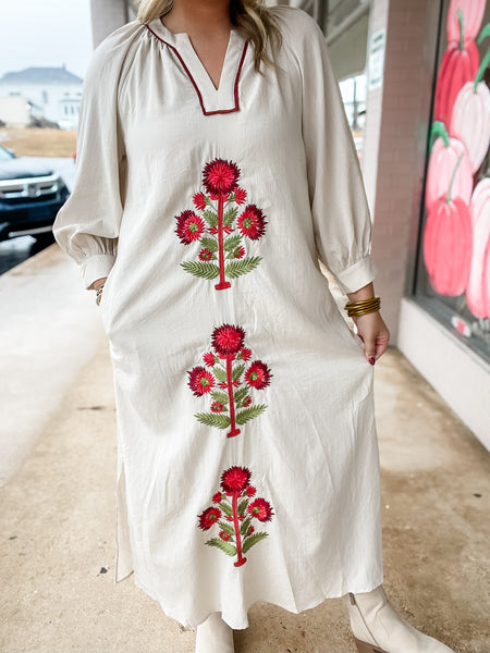 Wildflower Whimsy Maxi Dress