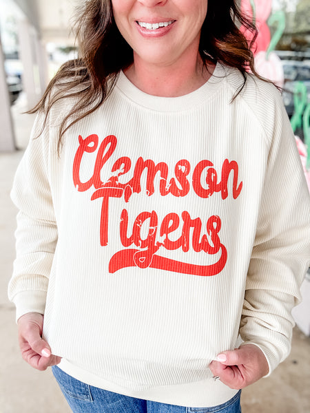 Clemson Tigers Ribbed Crew