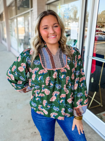 Wildflower Patchwork Top