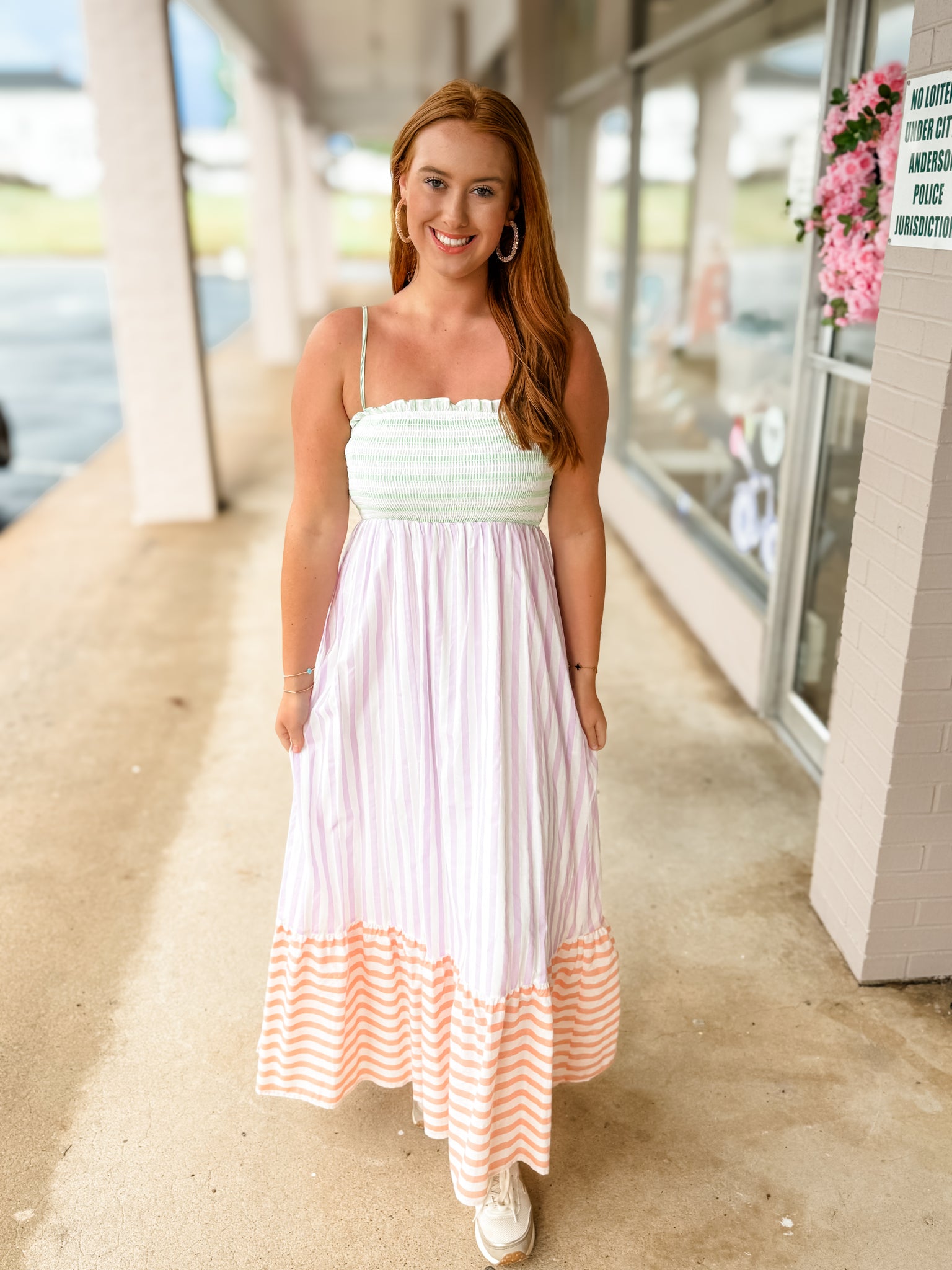 Pastel Striped Dress