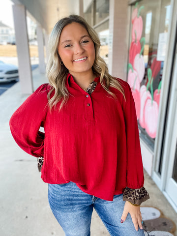 Wild Ember Blouse
