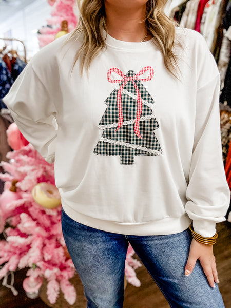 Gingham Greetings Sweatshirt